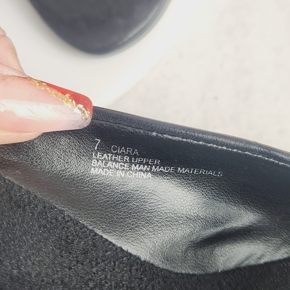 Aerology by AER0SOLES Sling Pump Open Toe Beige Leather Rubber Sole Size: 7 - Picture 11 of 12